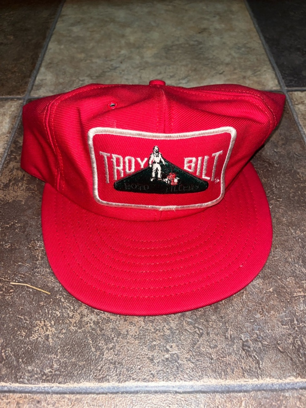 Troy-Bilt Red Patch Snapback Hat